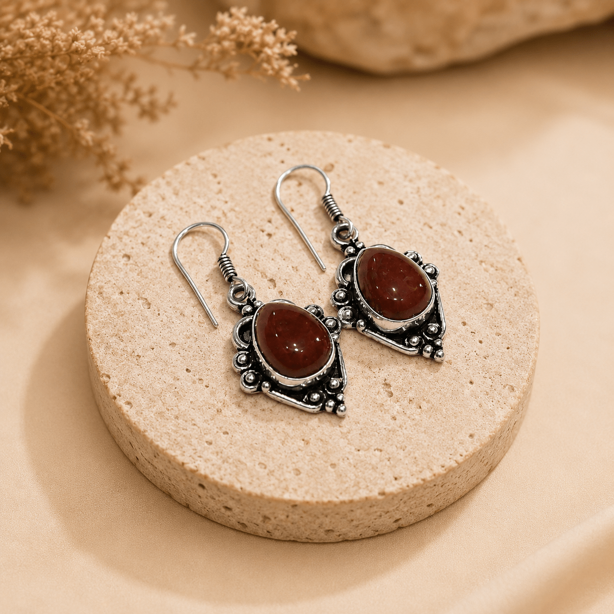 Elegant Carnelian Earrings – Vibrant Style & Confident Energy