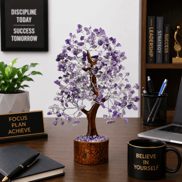 Amethyst Crystal Tree – Calmness, Clarity & Positive Energy