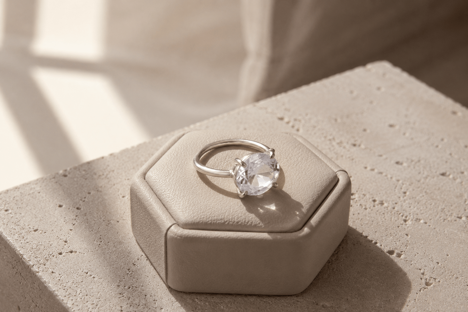Unlock the Magic of the Moon: Handcrafted Natural Moonstone Ring