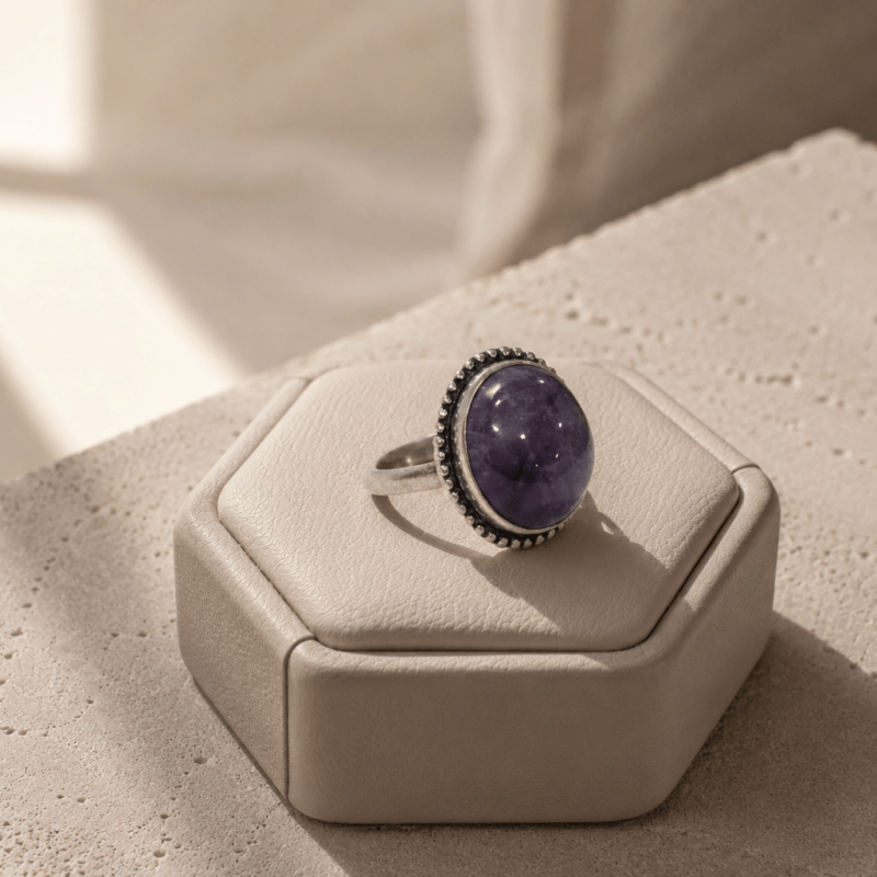Amethyst Ring - Embrace Inner Peace & Royalty with the Handcrafted