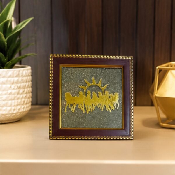 The Ultimate Stone of Abundance: Raw Pyrite Decor Frame