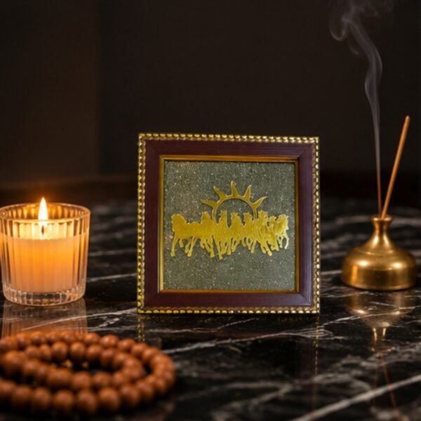 Where Luxury Meets Positive Energy: Handcrafted Raw Pyrite Frame