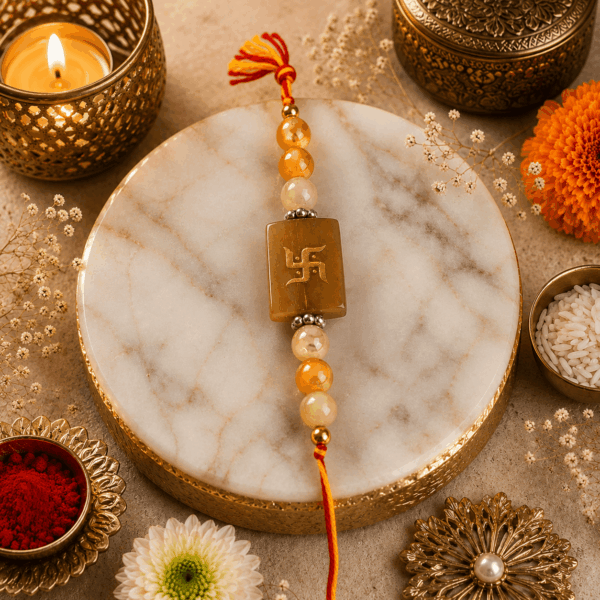Yellow Aventurine Rakhi