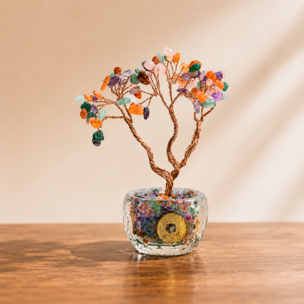 Multi-Stone Gemstone Tree – Positivity, Balance & Colourful Energy