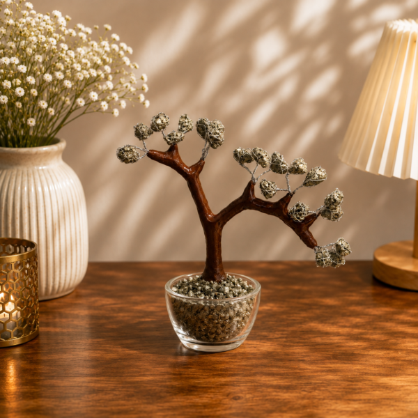 Raw Pyrite Tree – Wealth, Protection & Natural Abundance