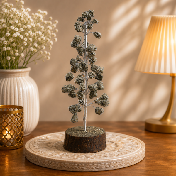 Raw Pyrite Crystal Tree – Wealth, Protection & Natural Abundance