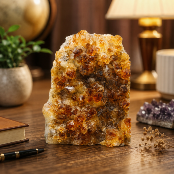Citrine Geode – Abundance, Success & Radiant Positive Energy