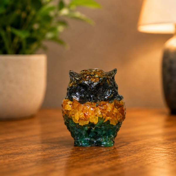 Dhanyog Crystal Owl – Wisdom, Wealth & Positive Energy