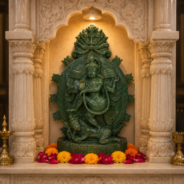 Green Aventurine Nataraja Statue – Divine Energy, Growth & Harmony