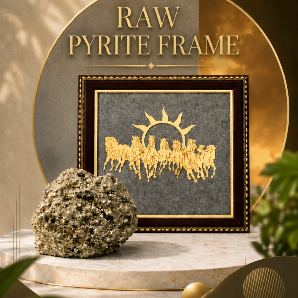 Sculpted by Nature, Framed for Luxury: Authentic Pyrite Art