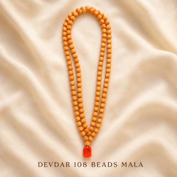 Devdar Mala: Sacred Himalayan Cedar for Peace, Focus, and Protection