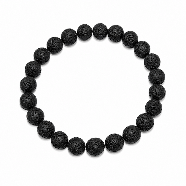 Natural Lava Stone Bracelet – Grounding Energy & Inner Strength - Image 4