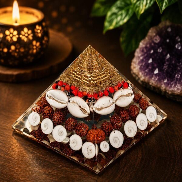 Lakshmi Yantra (Dhan Laxmi) Pyramid – Attract Continuous Wealth, Luck & Prosperity