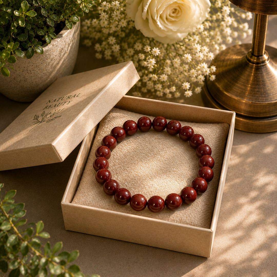 Natural Carnelian Stone Bracelet – Courage, Motivation & Vital Energy - Image 4
