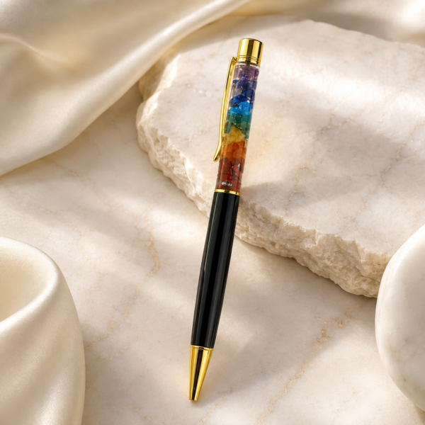 Align Your Chakras with Every Stroke | Luxury Gemstone Ballpen