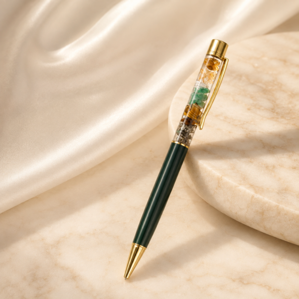 Write Your Success Story – Premium Money Magnet Gemstone Pen