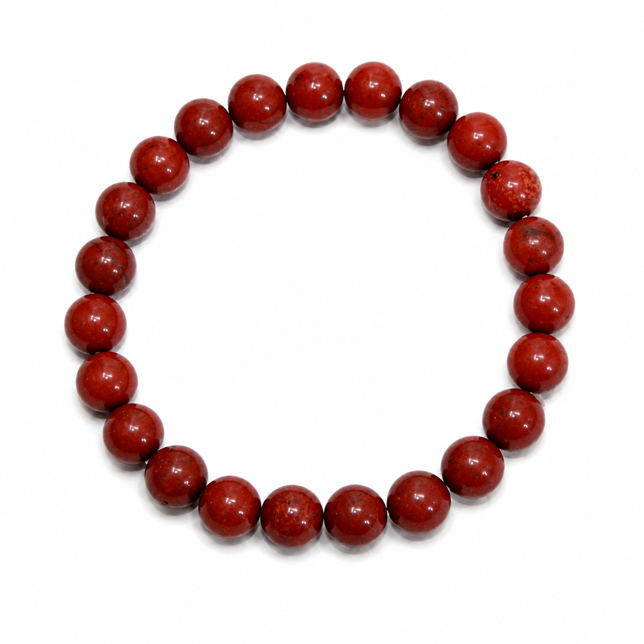 Natural Red Jasper Bracelet | Grounding Energy, Endurance & Protection - Image 4