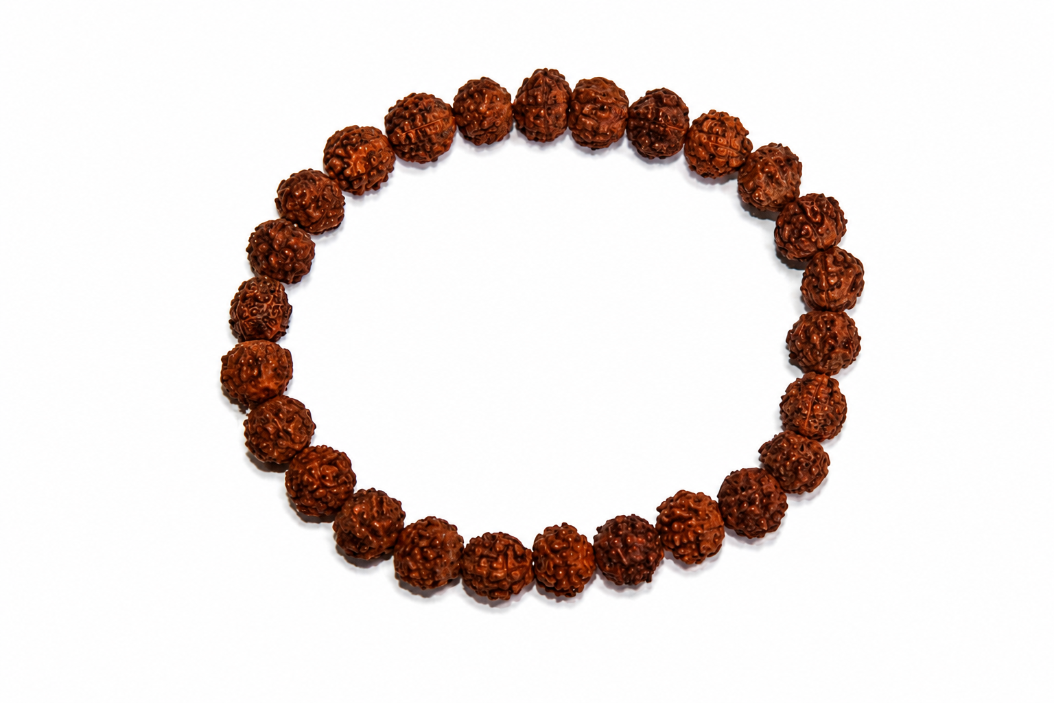 Authentic Natural Rudraksh Bracelet | Spiritual Protection, Peace & Energy Balance - Image 2